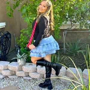 🖤SALE! PLATFORM STRETCH BOOTS